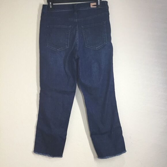 Halogen Straight Crop Side Stripe Jeans E8 - Picture 2 of 6